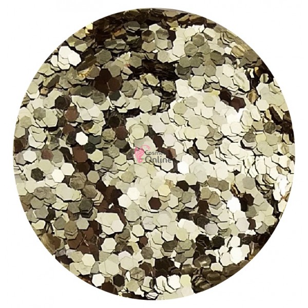 Decor pentru unghii 8g SU59 paiete hexagonale Navy white metalizat